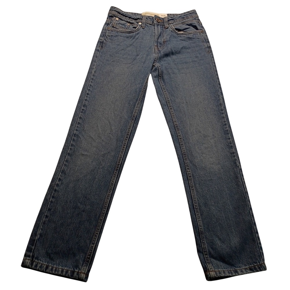 Free Planet Men's Straight Leg Blue Jeans 28x30 Medium Wash Denim Classic NWOT